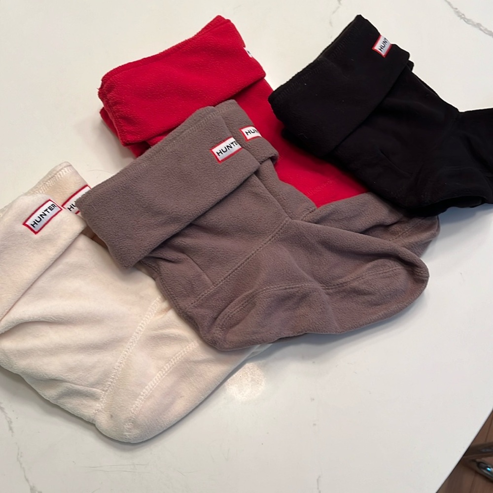 Bundle of 4 Hunter Chelsea welly socks
